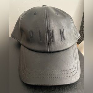 Faux leather Victoria secret hat
